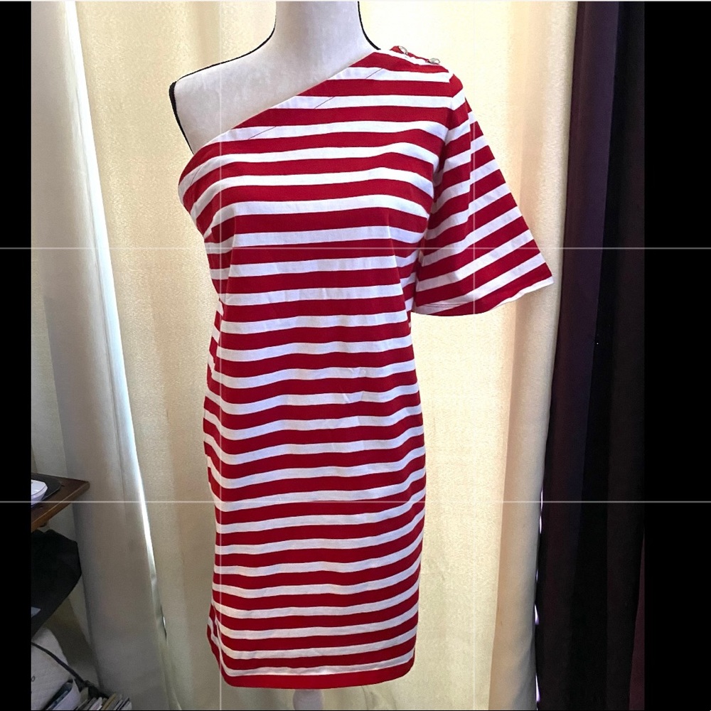 RALPH LAUREN 1 sleeve/ striped dress 🌹🌹